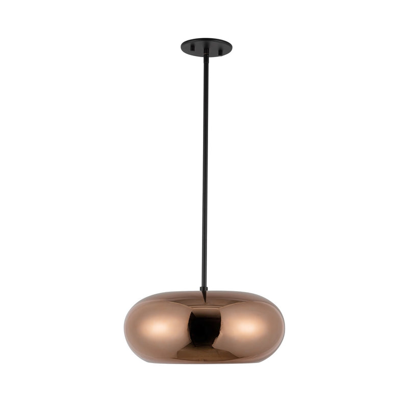 LED Pendant<br /><span style="color:#4AB0CE;">Entrega: 4-10 dias en USA</span><br /><span style="color:#4AB0CE;font-size:60%;">PREGUNTE POR ENTREGA EN PANAMA</span><br />Collection: Trinity<br />Finish: Black/Copper
