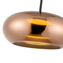 Kuzco Lighting - PD62014-BK/CP - LED Pendant - Trinity - Black/Copper