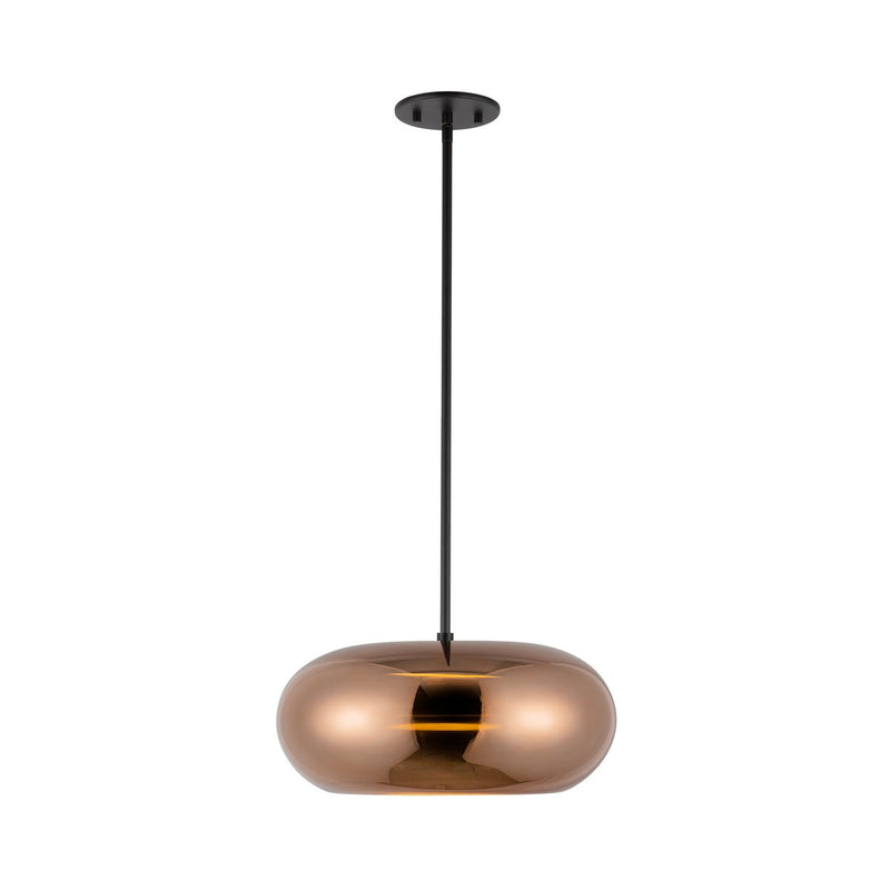 LED Pendant<br /><span style="color:#4AB0CE;">Entrega: 4-10 dias en USA</span><br /><span style="color:#4AB0CE;font-size:60%;">PREGUNTE POR ENTREGA EN PANAMA</span><br />Collection: Trinity<br />Finish: Black/Copper
