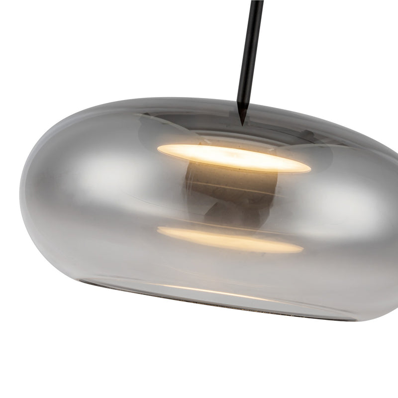 Kuzco Lighting - PD62014-BK/SM - LED Pendant - Trinity - Black/Smoked