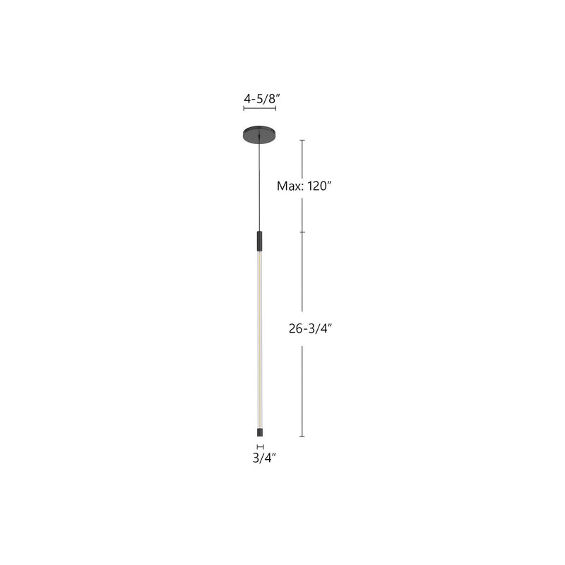 Kuzco Lighting - PD75027-BK - LED Pendant - Motif - Black