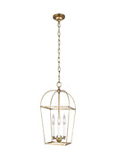 Visual Comfort Studio - CC1423ADB - Three Light Mini Lantern - Stonington - Antique Gild