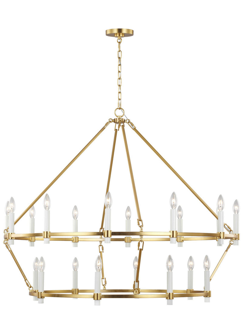 Visual Comfort Studio - CC14420BBS - 20 Light Chandelier - Marston - Burnished Brass