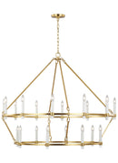Visual Comfort Studio - CC14420BBS - 20 Light Chandelier - Marston - Burnished Brass