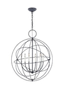 Visual Comfort Studio - CP1246WGV - Six Light Pendant - Bayberry - Weathered Galvanized