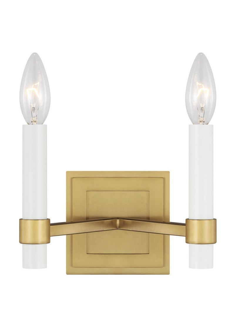 Visual Comfort Studio - CW1222BBS - Two Light Wall Sconce - Marston - Burnished Brass