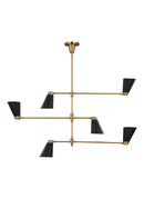 Visual Comfort Studio - TC1116BBS - Six Light Chandelier - Signoret - Burnished Brass