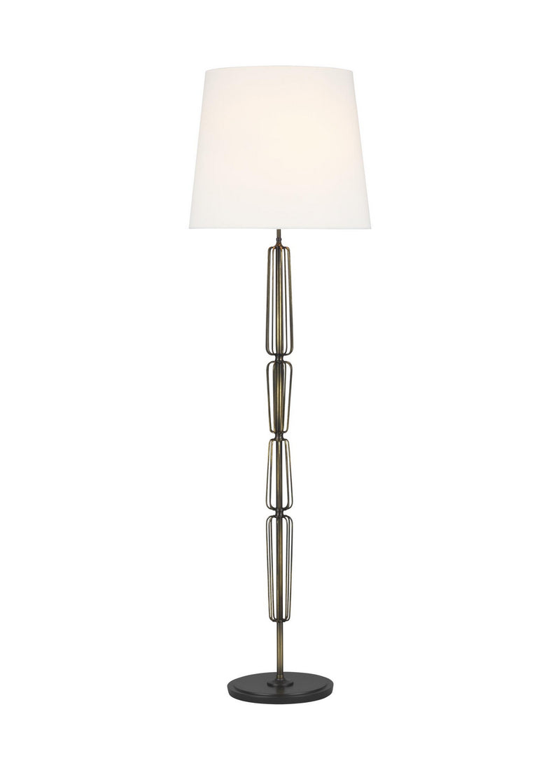 Visual Comfort Studio - TT1112AB1 - Two Light Floor Lamp - Milo - Atelier Brass