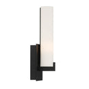 George Kovacs - P5040-66A - Two Light Wall Sconce - Tube - Coal Black