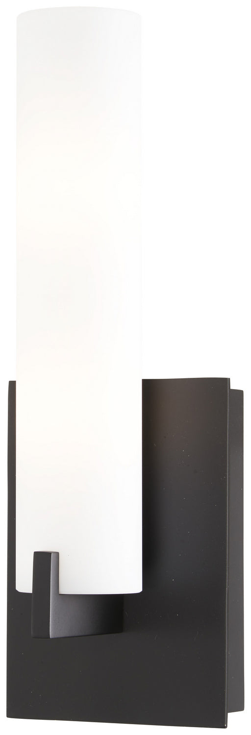 George Kovacs - P5040-66A - Two Light Wall Sconce - Tube - Coal Black