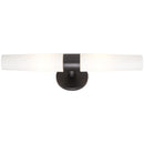 George Kovacs - P5042-66A - Two Light Wall Sconce - Saber - Coal Black