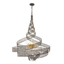 Eight Light Pendant<br /><span style="color:#4AB0CE;">Entrega: 4-10 dias en USA</span><br /><span style="color:#4AB0CE;font-size:60%;">PREGUNTE POR ENTREGA EN PANAMA</span><br />Collection: Flow<br />Finish: Matte Black/French Gold