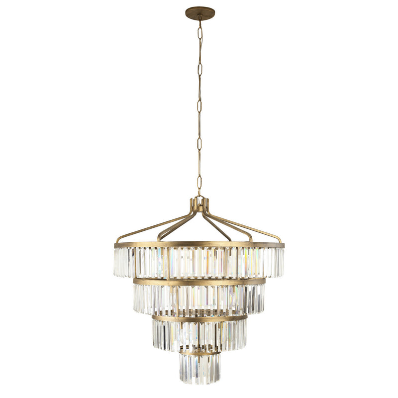 19 Light Pendant<br /><span style="color:#4AB0CE;">Entrega: 4-10 dias en USA</span><br /><span style="color:#4AB0CE;font-size:60%;">PREGUNTE POR ENTREGA EN PANAMA</span><br />Collection: Social Club<br />Finish: Havana Gold