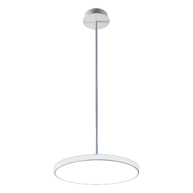 LÁMPARA DE TECHO COLGANTE DECORATIVA LED 29W,2500LM INTERRUPTOR CCT 30K.40, 60K, 110-240V 50-60HZ, ACABADO BLANCO.