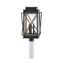 LED Post Top or Pier Mount Lantern<br /><span style="color:#4AB0CE;">Entrega: 4-10 dias en USA</span><br /><span style="color:#4AB0CE;font-size:60%;">PREGUNTE POR ENTREGA EN PANAMA</span><br />Collection: Montecito<br />Finish: Black