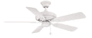 44"Ceiling Fan<br /><span style="color:#4AB0CE;">Entrega: 4-10 dias en USA</span><br /><span style="color:#4AB0CE;font-size:60%;">PREGUNTE POR ENTREGA EN PANAMA</span><br />Collection: Edgewood 44<br />Finish: Matte White