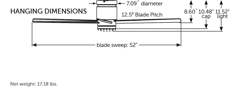 Fanimation - FPS8553MW - 52"Ceiling Fan - Kwartet - Matte White