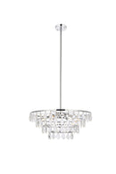 Elegant Lighting - 1101D24C - Six Light Pendant - Ella - Chrome