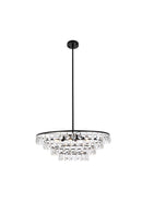 Elegant Lighting - 1101D28BK - Six Light Pendant - Ella - Black
