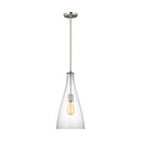 Visual Comfort Studio - 6537001EN7-962 - One Light Pendant - Arilda - Brushed Nickel