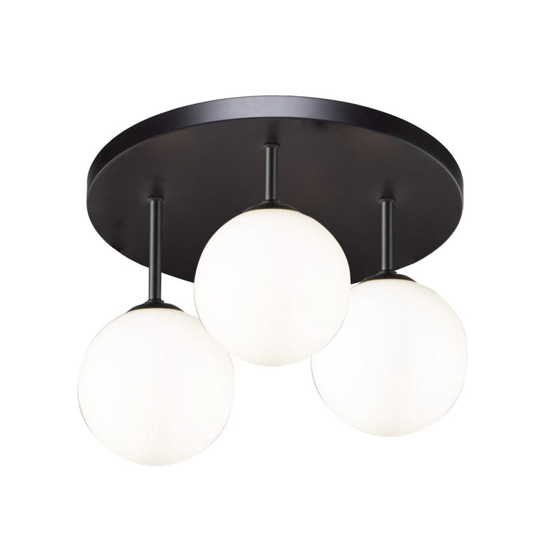 Artcraft Canada - AC6653BK - LED Semi-Flush Mount - Comet - Semi Matte Black