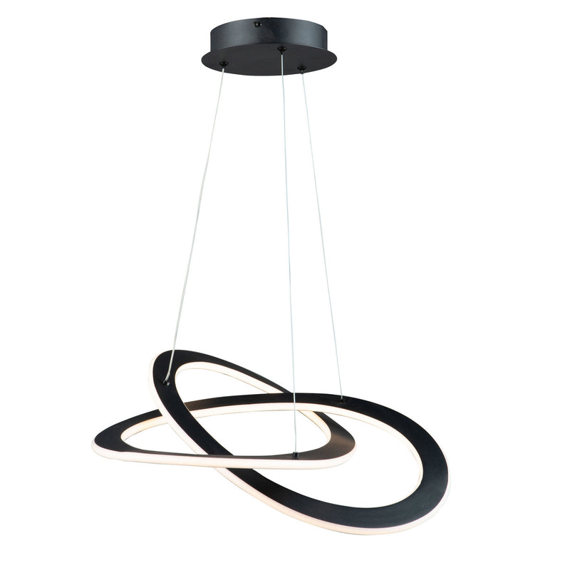 LED Chandelier<br /><span style="color:#4AB0CE;">Entrega: 4-10 dias en USA</span><br /><span style="color:#4AB0CE;font-size:60%;">PREGUNTE POR ENTREGA EN PANAMA</span><br />Collection: Wave<br />Finish: Black