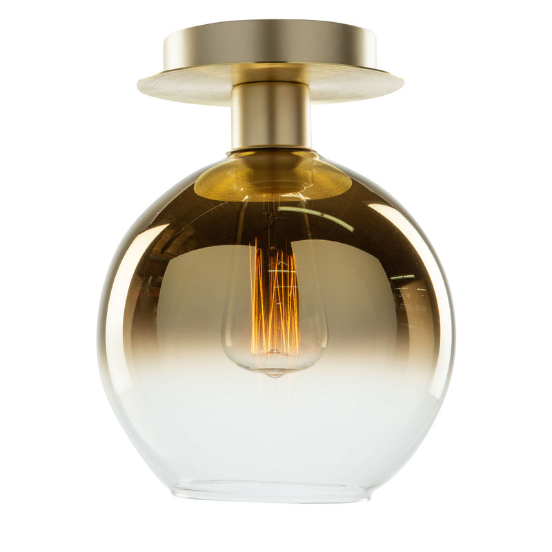 One Light Semi-Flush Mount<br /><span style="color:
