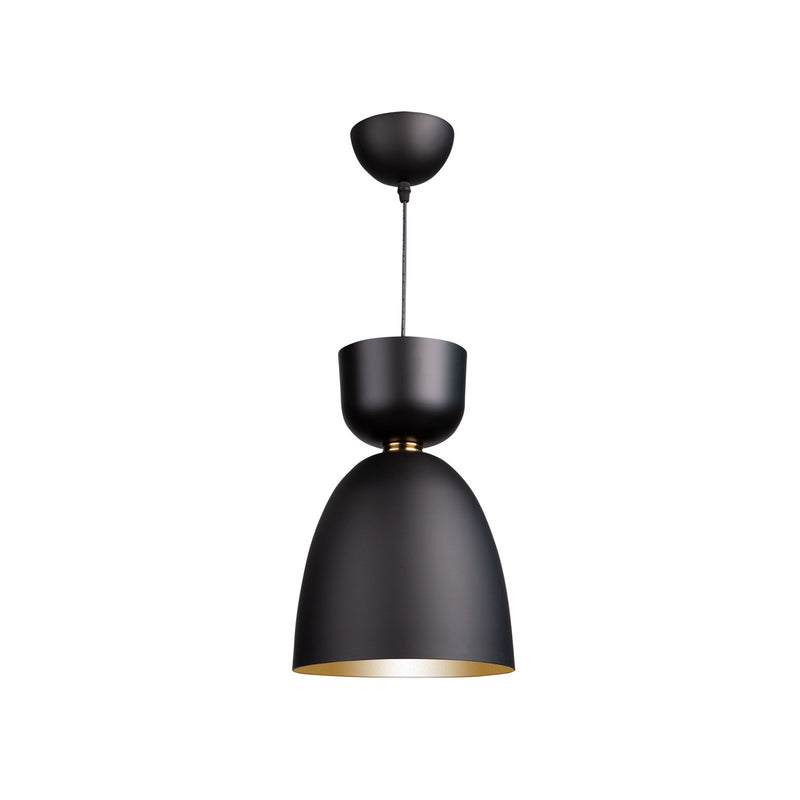 One Light Pendant<br /><span style="color:#4AB0CE;">Entrega: 4-10 dias en USA</span><br /><span style="color:#4AB0CE;font-size:60%;">PREGUNTE POR ENTREGA EN PANAMA</span><br />Collection: Tempo<br />Finish: Matte Black and Brass