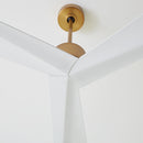 Visual Comfort Fan - 3ADR60BBS - 60" Ceiling Fan - Adler - Burnished Brass
