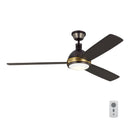 Visual Comfort Fan - 3HCKR60BNZHABD - 60" Ceiling Fan - Hicks - Deep Bronze