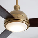 Visual Comfort Fan - 3HCKR60HABD - 60" Ceiling Fan - Hicks - Hand Rubbed Antique Brass