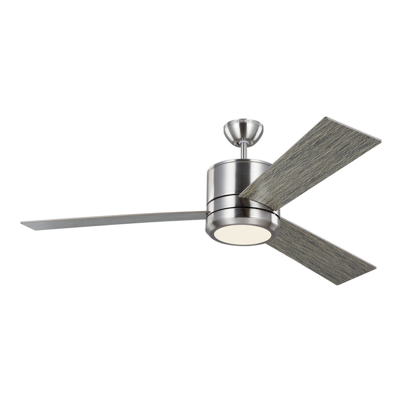 56" Ceiling Fan<br /><span style="color:#4AB0CE;">Entrega: 4-10 dias en USA</span><br /><span style="color:#4AB0CE;font-size:60%;">PREGUNTE POR ENTREGA EN PANAMA</span><br />Collection: Vision<br />Finish: Brushed Steel