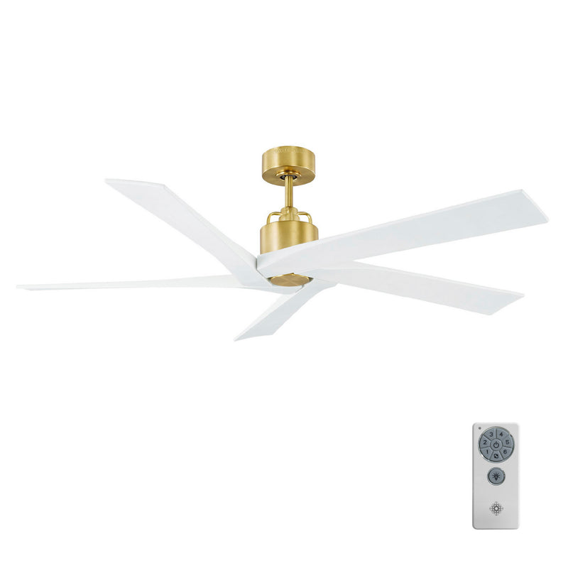 Visual Comfort Fan - 5ASPR56BBS - 56"Ceiling Fan - Aspen - Burnished Brass