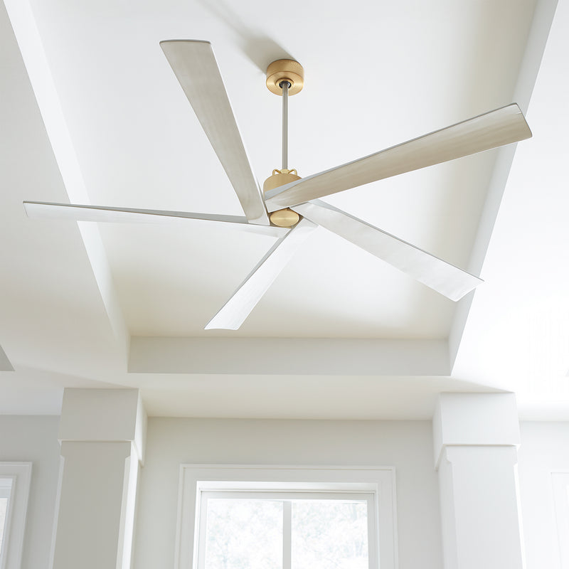 70"Ceiling Fan<br /><span style="color:#4AB0CE;">Entrega: 4-10 dias en USA</span><br /><span style="color:#4AB0CE;font-size:60%;">PREGUNTE POR ENTREGA EN PANAMA</span><br />Collection: Aspen<br />Finish: Burnished Brass