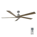 Visual Comfort Fan - 5ASPR70BS - 70" Ceiling Fan - Aspen - Brushed Steel