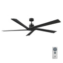 Visual Comfort Fan - 5ASPR70MBK - 70" Ceiling Fan - Aspen - Midnight Black