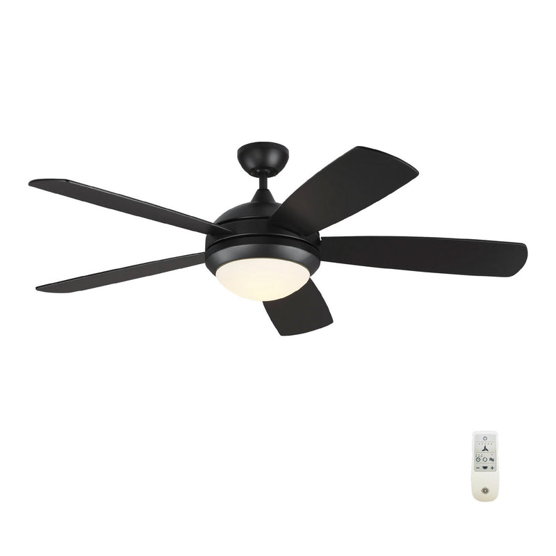 52" Ceiling Fan<br /><span style="color:#4AB0CE;">Entrega: 4-10 dias en USA</span><br /><span style="color:#4AB0CE;font-size:60%;">PREGUNTE POR ENTREGA EN PANAMA</span><br />Collection: Discus<br />Finish: Midnight Black