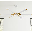 Visual Comfort Fan - 6LFR62RZWBBSD - 62" Ceiling Fan - Loft - Matte White