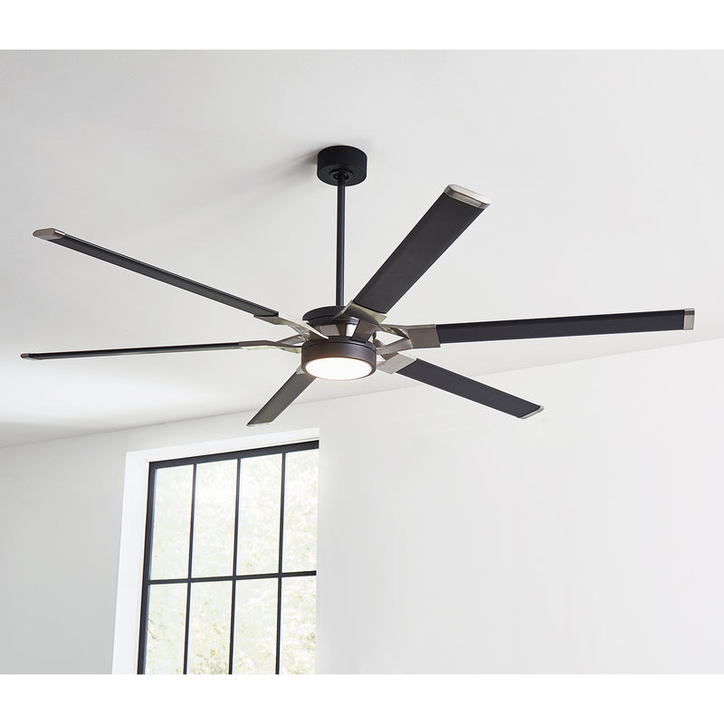 72"Ceiling Fan<br /><span style="color:#4AB0CE;">Entrega: 4-10 dias en USA</span><br /><span style="color:#4AB0CE;font-size:60%;">PREGUNTE POR ENTREGA EN PANAMA</span><br />Collection: Loft<br />Finish: Midnight Black