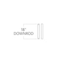 Visual Comfort Fan - DR18KOA - Downrod - Universal - Koa