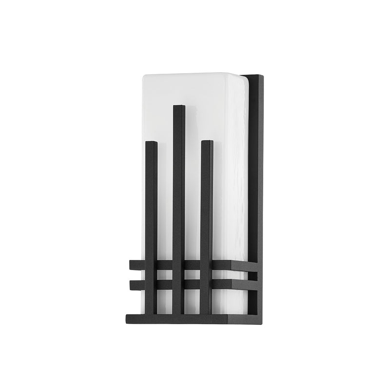 One Light Wall Sconce<br /><span style="color:#4AB0CE;">Entrega: 18-19 semanas en USA</span><br /><span style="color:#4AB0CE;font-size:60%;">PREGUNTE POR ENTREGA EN PANAMA</span><br />Collection: San Mateo<br />Finish: Textured Black