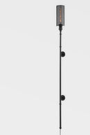 One Light Wall Sconce<br /><span style="color:#4AB0CE;">Entrega: 4-10 dias en USA</span><br /><span style="color:#4AB0CE;font-size:60%;">PREGUNTE POR ENTREGA EN PANAMA</span><br />Collection: Miller<br />Finish: Satin Iron