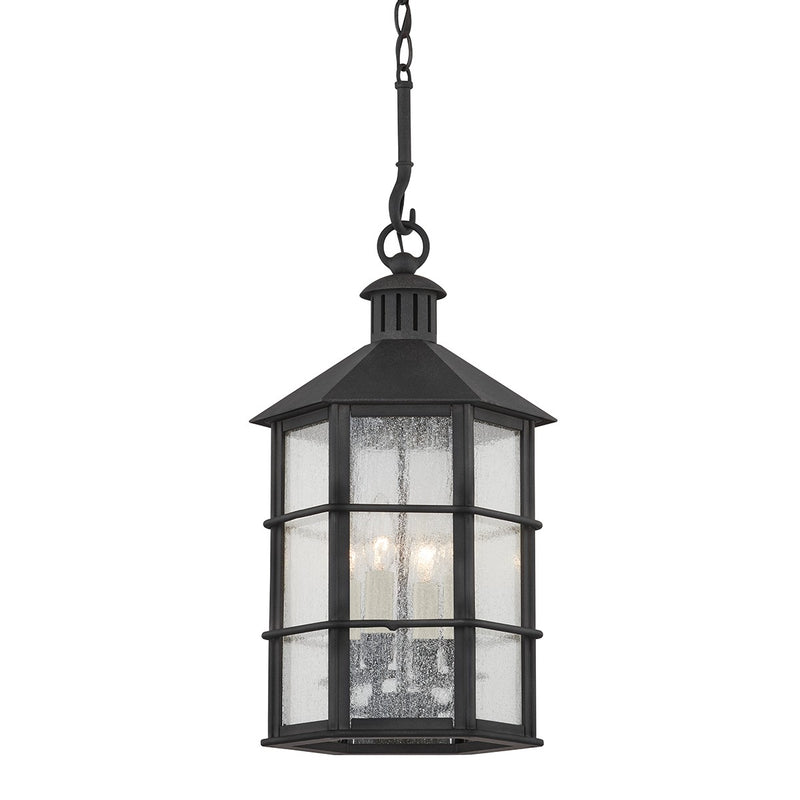 Four Light Outdoor Lantern<br /><span style="color:#4AB0CE;">Entrega: 4-10 dias en USA</span><br /><span style="color:#4AB0CE;font-size:60%;">PREGUNTE POR ENTREGA EN PANAMA</span><br />Collection: Lake County<br />Finish: French Iron