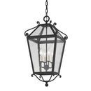 Four Light Outdoor Lantern<br /><span style="color:#4AB0CE;">Entrega: 4-10 dias en USA</span><br /><span style="color:#4AB0CE;font-size:60%;">PREGUNTE POR ENTREGA EN PANAMA</span><br />Collection: Santa Barbara County<br />Finish: French Iron