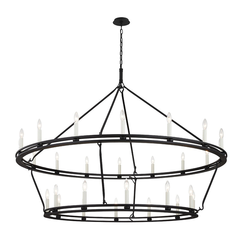 28 Light Chandelier<br /><span style="color:#4AB0CE;">Entrega: 4-10 dias en USA</span><br /><span style="color:#4AB0CE;font-size:60%;">PREGUNTE POR ENTREGA EN PANAMA</span><br />Collection: Sutton<br />Finish: Textured Black