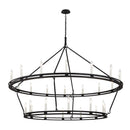 28 Light Chandelier<br /><span style="color:#4AB0CE;">Entrega: 4-10 dias en USA</span><br /><span style="color:#4AB0CE;font-size:60%;">PREGUNTE POR ENTREGA EN PANAMA</span><br />Collection: Sutton<br />Finish: Texture Black