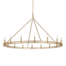16 Light Chandelier<br /><span style="color:#4AB0CE;">Entrega: 4-10 dias en USA</span><br /><span style="color:#4AB0CE;font-size:60%;">PREGUNTE POR ENTREGA EN PANAMA</span><br />Collection: Sutton<br />Finish: Champagne Silver Leaf
