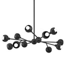 12 Light Chandelier<br /><span style="color:#4AB0CE;">Entrega: 4-10 dias en USA</span><br /><span style="color:#4AB0CE;font-size:60%;">PREGUNTE POR ENTREGA EN PANAMA</span><br />Collection: Colt<br />Finish: Soft Black