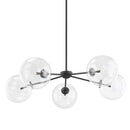 Five Light Chandelier<br /><span style="color:#4AB0CE;">Entrega: 4-10 dias en USA</span><br /><span style="color:#4AB0CE;font-size:60%;">PREGUNTE POR ENTREGA EN PANAMA</span><br />Collection: Madrid<br />Finish: Soft Black