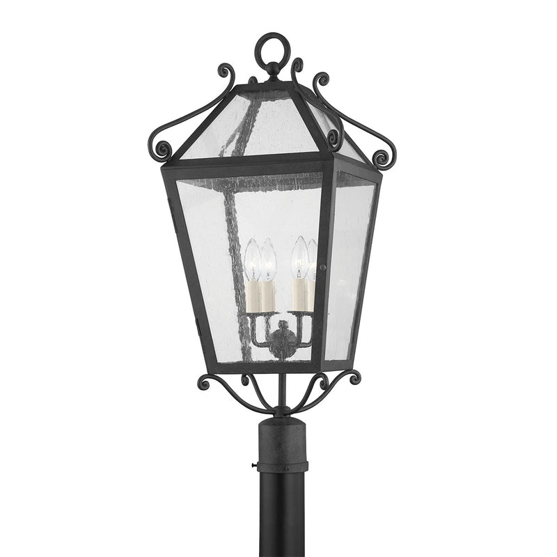 Four Light Pendant<br /><span style="color:#4AB0CE;">Entrega: 4-10 dias en USA</span><br /><span style="color:#4AB0CE;font-size:60%;">PREGUNTE POR ENTREGA EN PANAMA</span><br />Collection: Santa Barbara County<br />Finish: French Iron